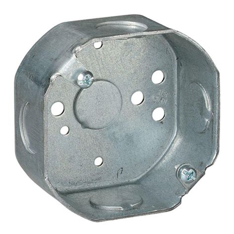 metal box 2 inch wide octagon|octagonal electrical box cover.